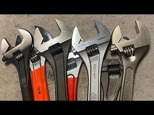 Adjustable Wrenches (ft. Crescent, Wright, Klein, Irega, Bahco, SK) Made in USA, Spain, and China