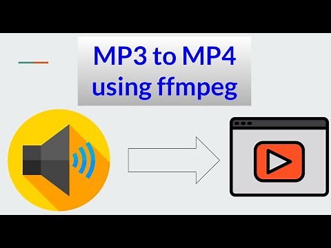 How to convert mp3 to mp4 with ffmpeg