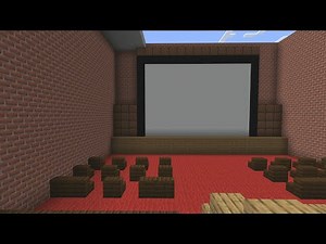 How to build a movie theater in Minecraft part 2