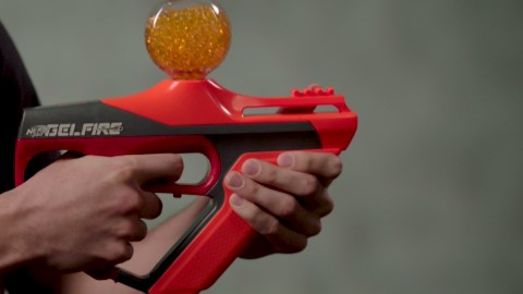 Nerf Pro Gelfire Uproar Full Auto Blaster, 150 FPS, 10,000 Gelfire Rounds, 400 Round Hopper, Eyewear, Ages 14+