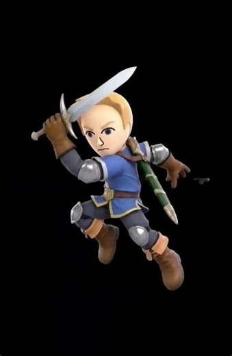 Super Smash Bros 4 Mii Swordfighter and Mii Gunner and SSBU Mii Fighters video maker in Mirror