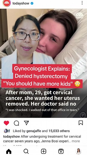 Let's talk bodily autonomy and rights - powerful story on the @TODAY Show. #hysterectomy #cervicalcancer #endometriosis #adenomyosis #gynecologist