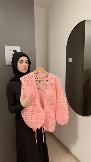 watch the full tutorial on my page 🥰#crochet #crochetcardigan