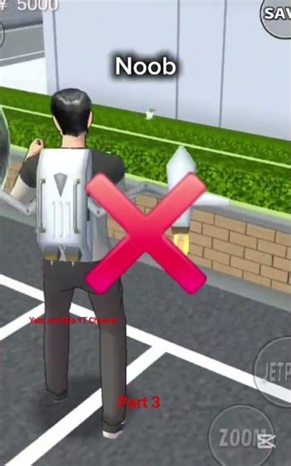 Noob vs pro part 3 || SAKURA School Simulator #sakuraschoolsimulator #games #shorts