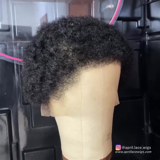 Afro curly hair to low cut wig! Very easy🔥🔥 Link: https://www.aprillacewigs.com/in-stock-full-lace-wigs/775-indian-virgin-human-hair-afro-curly-full-lace-wig-for-black-women-bw2269.html Whatsapp: 177 5360 6157 #wiginstalltutorial #lacewiginstall #aprillacewigs #hdlacewig #hdlacefrontwig | April Lace Wigs