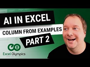 AI in Excel - Part 2 - Column From Examples