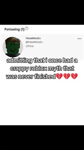 Reflecting on My Unfinished Roblox Myth Project