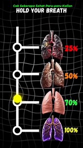 lung capacity test #LungTest Ini hanya sekedar tes, jadi jangan memaksakan diri utk menyelesaikan sampai 100% jika anda jarang berolahraga, berhentilah ketika anda merasa tidak mampu dan mulailah hidup sehat 👍 | M Ridho Ismail
