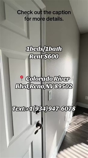 1beds /1bath Rent:$600 Deposit:$200 📍 Colorado River Blvd,Reno,NV 89502 #nevada #reno #renonevada #fyp #apartment #apartmenttour #apartmentlocator #viral #luxuryhomes #luxuryliving #goviral #fyppppppppppppppppppppppp
