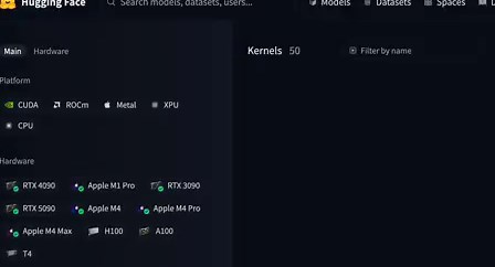 🚨 Massive news for local AI today!@huggingface released Kernels hubhttps://t.co/MX7AWKkLlXRight now, when you run a model locally (via Ollama, LM Studio, llama.cpp, vLLM…), you’re mostly stuck with whatever generic kernels PyTorch or the framework ships with. Those are “one-size-fits-all”, they work on most GPUs but aren’t *perfectly* optimized for your specific card, driver version, PyTorch build, or CUDA setup.It changes the game because anyone can now upload highly optimized GPU kernels to t