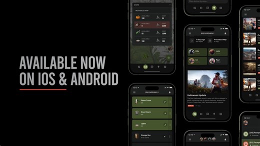 RUST+, the ultimate Rust companion app. ☢️📲Keep tabs on real-time server details, monitor map activities, check your base status, and communicate with your team.Get it now: https://t.co/fEM2QRoScv