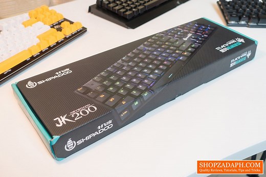 Shipadoo JK200 Mechanical Gaming Keyboard Review - X Blue Switch - TechBroll