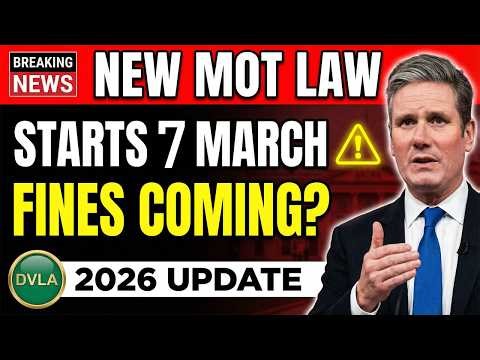 UK MOT Rules Change 7 March 2026 | Major DVSA Update Explained | Drivers Must Watch Now