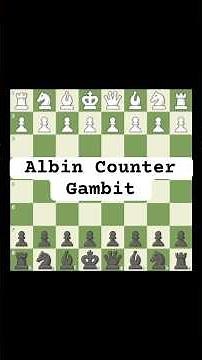 Crush the Queen’s Gambit with the Albin Counter Gambit ⚡♟️ #chess #chesstrap #chessgame #funnyvideo