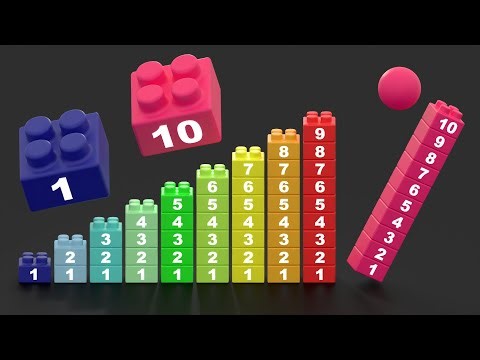 Learn Numbers and Colors with the Rainbow Brick Tower | CzyWieszJak