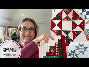 Holly Jolly Sampler Quilt Along- Week 10 Mexican Wedding and Butterscotch Cookie, VLOG