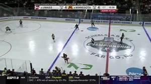 UMass hockey scores overtime winner vs. Minnesota in NCAA regionals