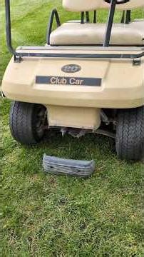 Golf cart cowl removal: Club Car DS