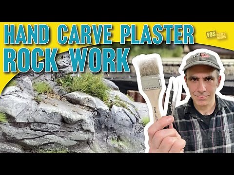 Hand Carve Plaster Rock Work