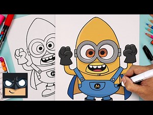How To Draw Mega Minion Gus | Despicable Me 4 - Videos For Kids