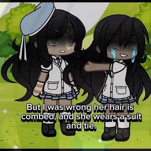 Devil in disguise trend. My zombie apocalypse glmm ocs Charlotte and Addison. #gacha #glmm #trend