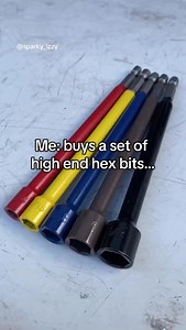10K views · 3.5K reactions | What’s one tool you had taken from ya, or destroyed that you’ll never forget?  - Get the Racky 7 Piece Hex Bit Kit in the link in our bio #rackatiers #rackatierstools #electrician #electricianlife #sparky | Rack-A-Tiers Mfg. | Facebook
