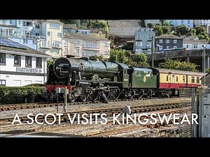 46100 Royal Scot hauls the English Riviera Express to Kingswear - 2023