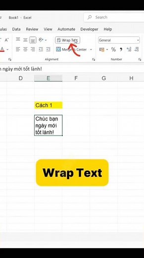 2 cách xuống dòng trong excel