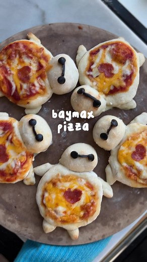 6.8K views · 295 reactions | make baymax pizza with me  #pizza #baymax #disneyfood | Between Spoonfuls | Facebook