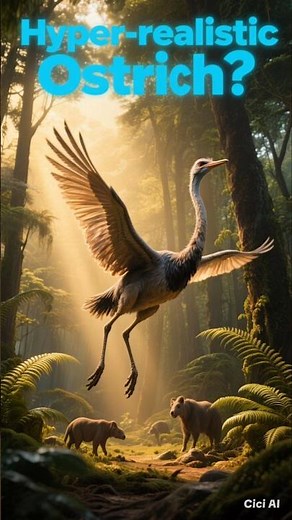 ‎“Lithornithids: The Flying Ancestors of Ostriches? 🦤✨ #Prehistoric”