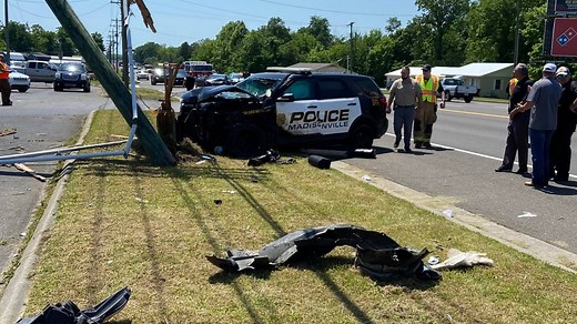 MPD: Madisonville officer flown to UTMC, woman hospitalized after Highway 411 crash