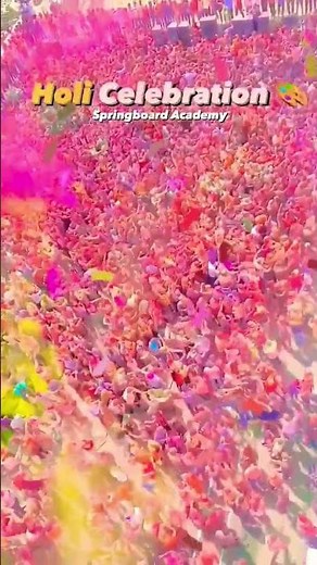 holi celebrations in springbord || springboard academy jaipur #rajasthan