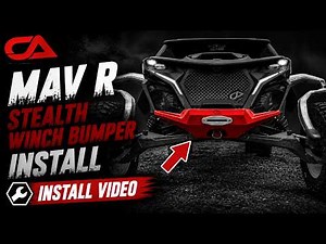 Can-Am Maverick R Stealth Winch Bumper Installation | Step-by-Step Guide