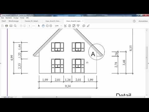 AutoCad 2016 Haus Ansicht und Details Teil 3 Haus