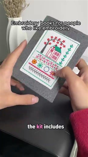​"Master every stitch with this Embroidery Sampler Kit! 🧵