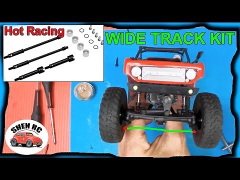 Axial SCX24 hot racing axle extension kit SXTF39W04