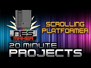 NESmaker 20 minute projects: SCROLLING PLATFORMER