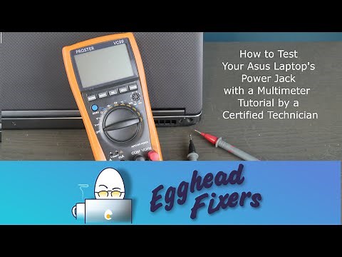 How to Test Your Asus Laptop's Power Jack with a Multimeter - Tutorial by a Certified Technician