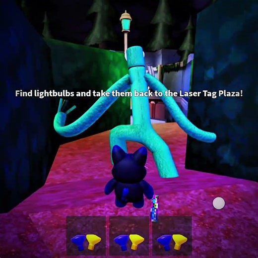 What If I Playing as Cat & Green Monster In Rainbow Friends funny moments #rainbowfriends #roblox