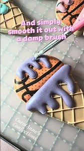 How to cover up craters in your royal icing sugar cookies!?