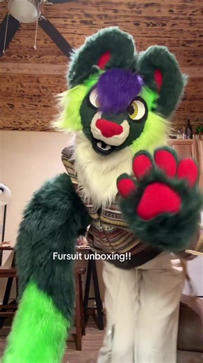 I will turn it into an alien!!! #furry #fursuit #fursona #unboxing #furrygirl