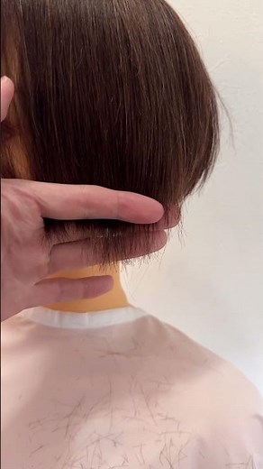 お家で散髪！家でショートヘアに切るときハサミの使い方 #ショート #ボブ #カット #セルフカット