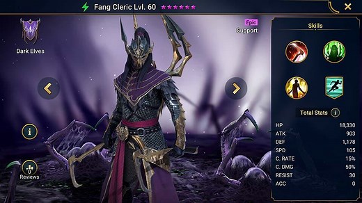 Fang Cleric - HellHades - Raid Shadow Legends