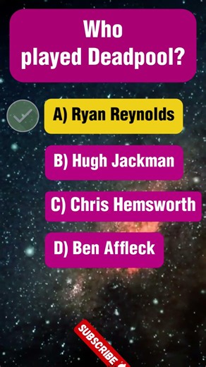 🎬 Who Played Deadpool? 🤯
