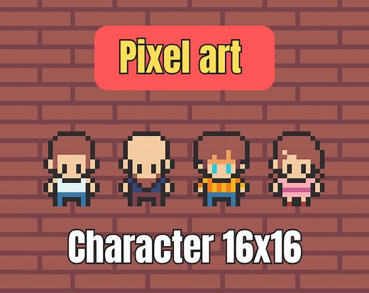 Character Player 16x16 by GuidoSprite