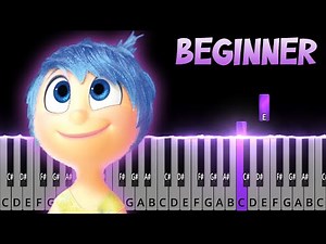 Bundle of Joy - Inside Out | BEGINNER Piano Tutorial + Sheet Music