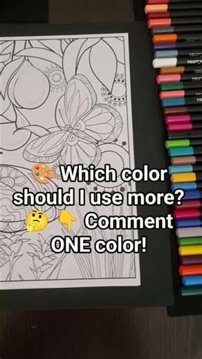 Which Color Should I Use More? 🎨🦋 | Relaxing Mandala Coloring ASMR