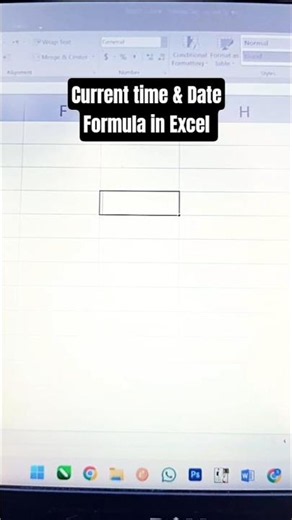 Current Time & Date in Excel ⏰ #shorts #excel #shortsfeed #ytshorts #trending