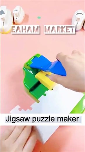 Jigsaw Puzzle Making Machine Red/Green Creative Picture Photo Cutter Puzzle Maker for 4x6" Puzzles