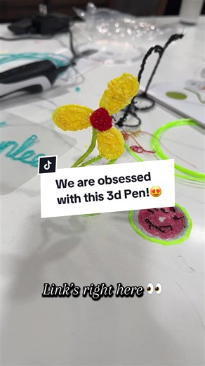 This 3D printing pen is way more fun than I expected. You can literally draw designs that turn into real, solid shapes. Super easy to use, tons of colors included, and such a fun creative activity for kids and adults. Perfect for gifts, crafts, or just something different to do at home. Link is right here #giftideas #creativekids #diyprojects #screenfreefun #coolfinds